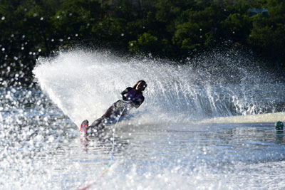 Dr. Riley Water Skiing