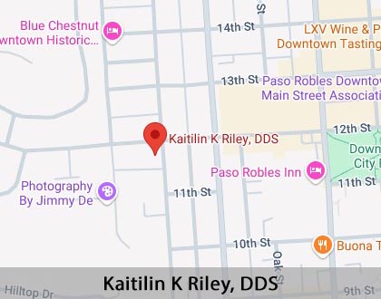 Map image for Options for Replacing Missing Teeth in Paso Robles, CA